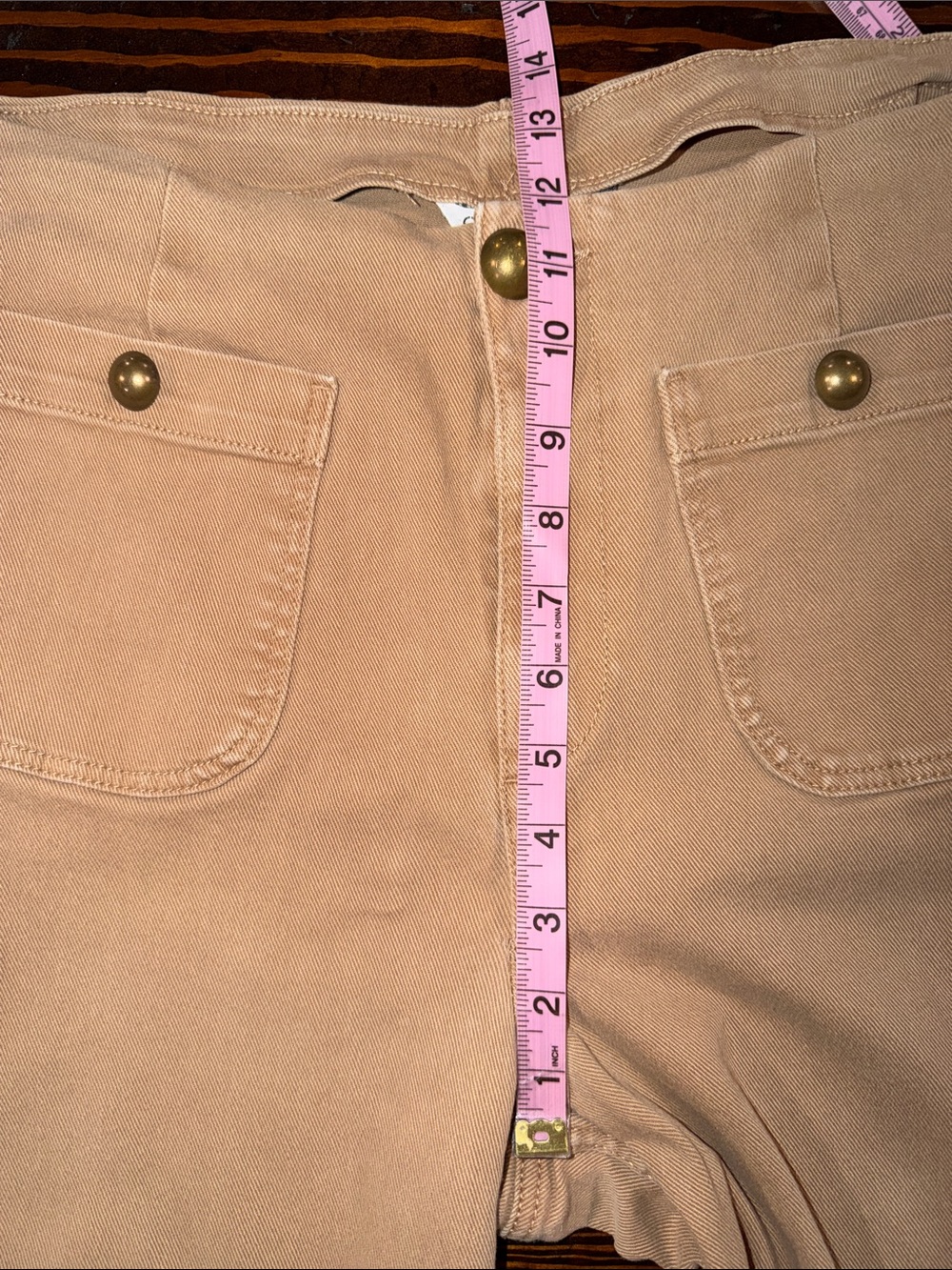 Ophelia Roe wide-Leg Utility Pants in Camel size 14 - Picture 6 of 8